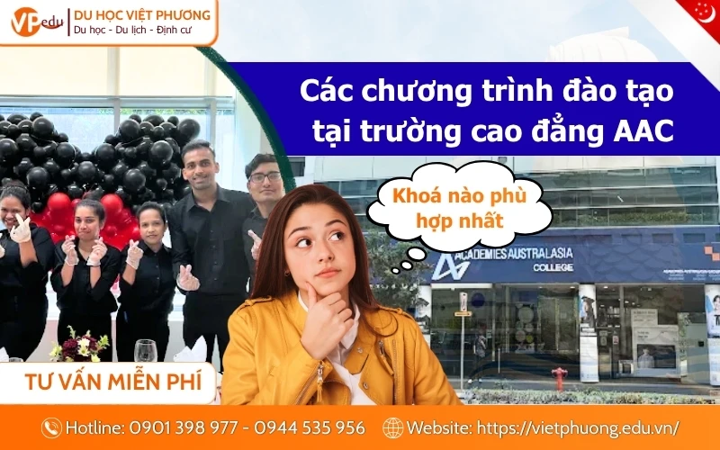 Các chương trình đào tạo tại cao đẳng AAC