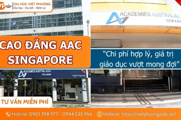 Cao đẳng AAC Singapore 2026: Chi phí, ngành học và điều kiện