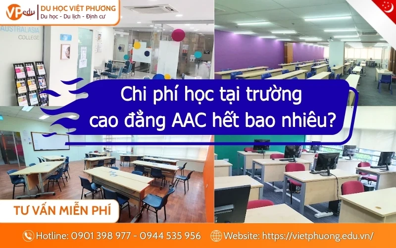 Chi phí du học Singapore tại Cao đẳng AAC