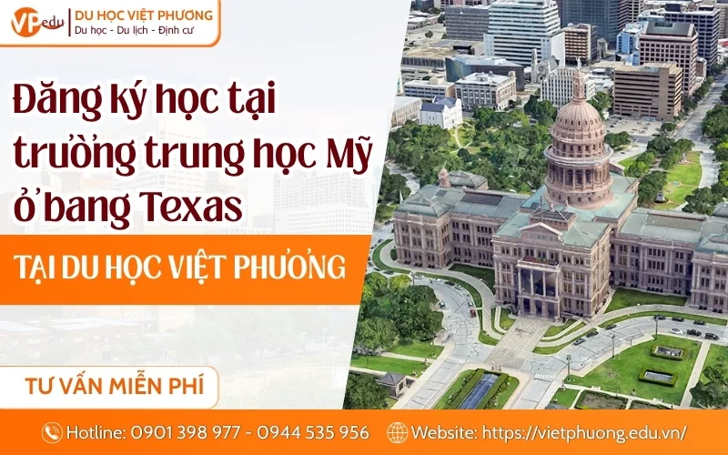 Du học Mỹ bậc THPT tại Bang Texas cùng Việt Phương