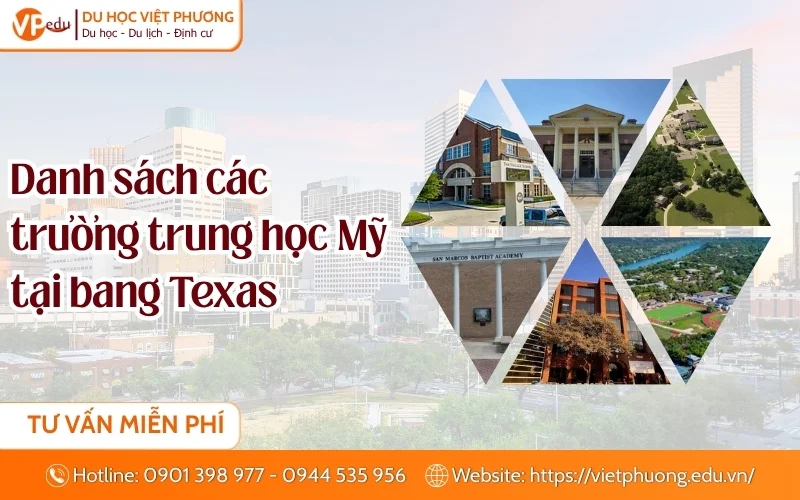Các Trường Trung Học Tại Texas Dành Cho Học Sinh Quốc Tế
