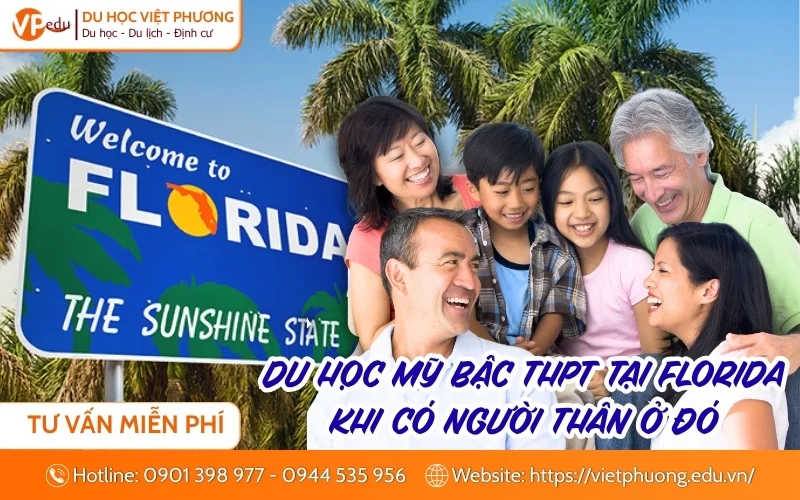 Du học Mỹ bậc THPT tại Florida khi có người thân ở đó
