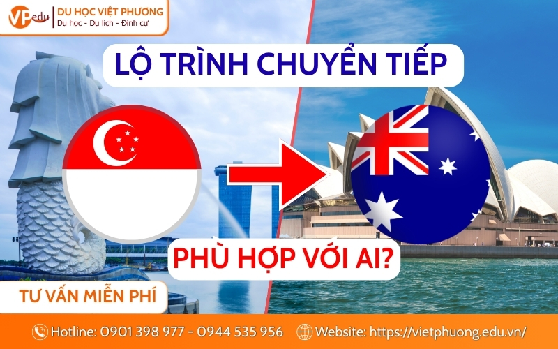 Lộ trình chuyển tiếp từ Singapore sang Úc dành cho những ai?