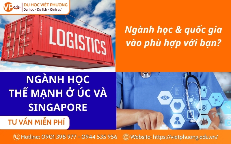 Ngành học thế mạnh ở Singapore và Úc