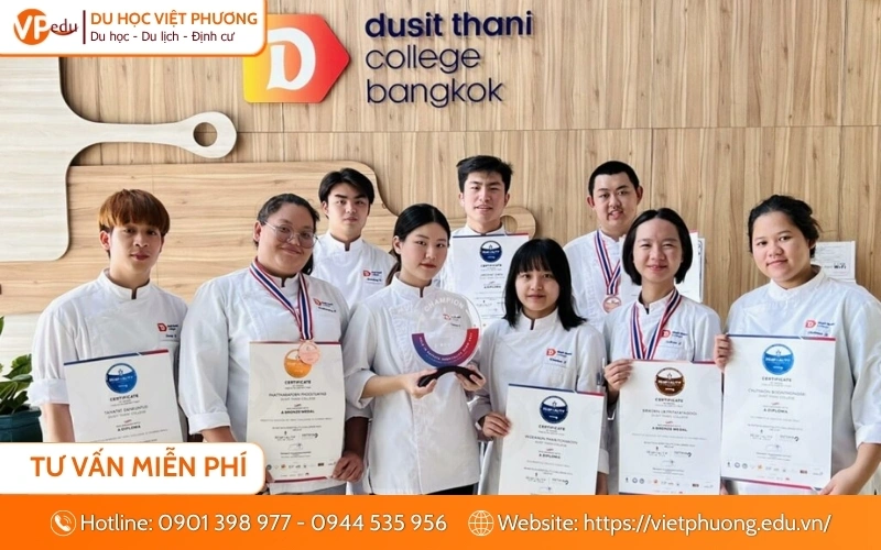 Nhập học trường Dusit Thani College Bangkok cùng Du học Việt Phương