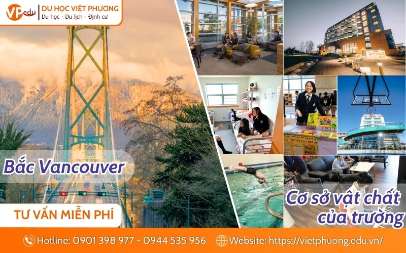 ví trí và cơ sở vật chất trường Bodwell High School tại Canada