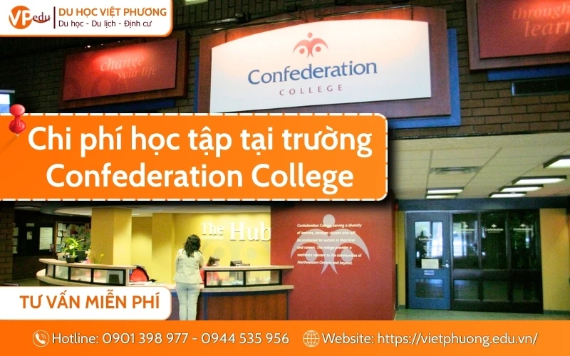 Chi phí du học Canada tại Confederation College bao nhiêu?