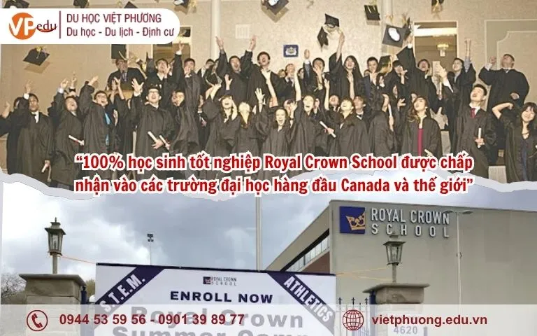 Liên hệ tư vấn du học Royal Crown School với Du học Việt Phương