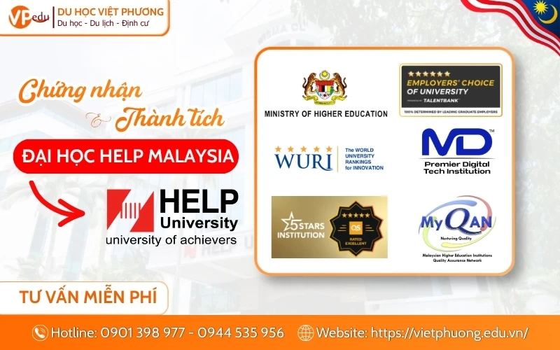 các thành tích của đại học help malaysia