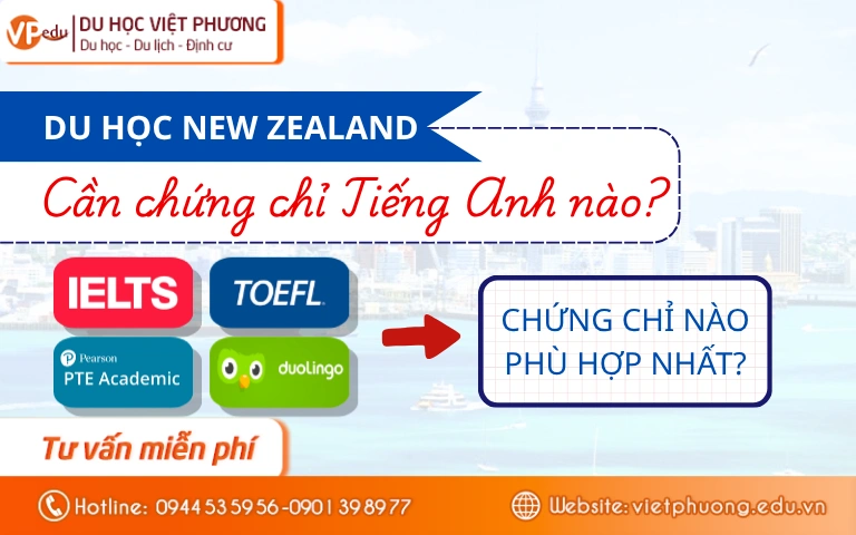 Chứng chỉ tiếng Anh du học New Zealand nào có thể sử dụng?