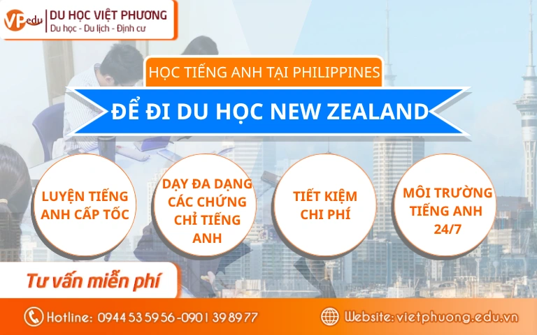 học tiếng Anh tại Philippines để du học New Zealand