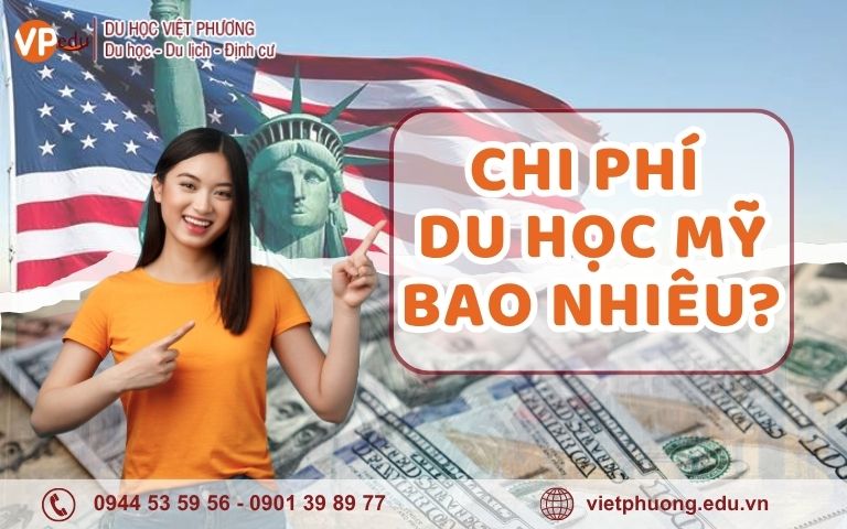 chi phí du học mỹ