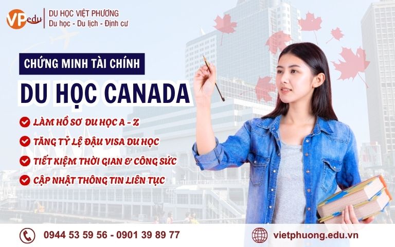 chứng minh tài chính du học canada