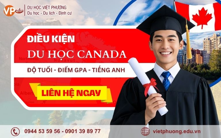 điều kiện du học canada