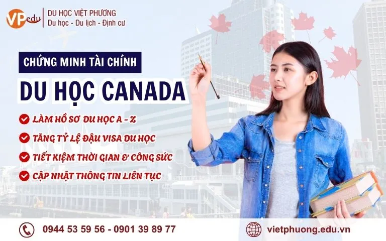 Điều kiện du học Canada về chứng minh tài chính