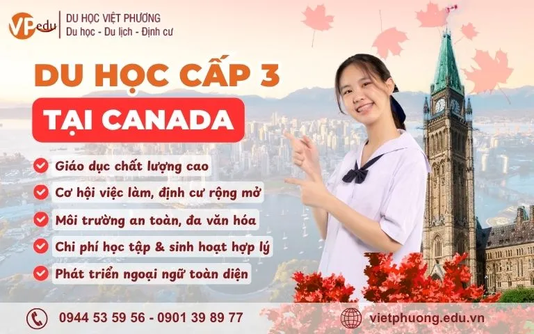Du học cấp 3 tại Canada