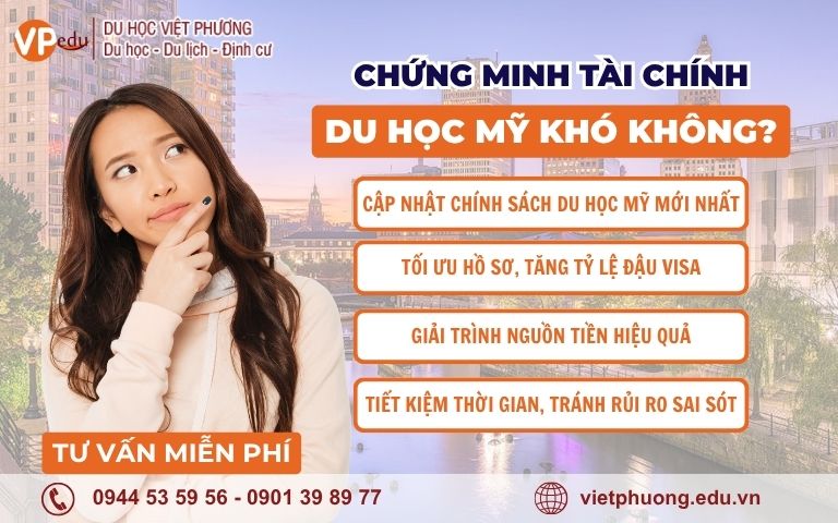 chứng minh tài chính du học mỹ