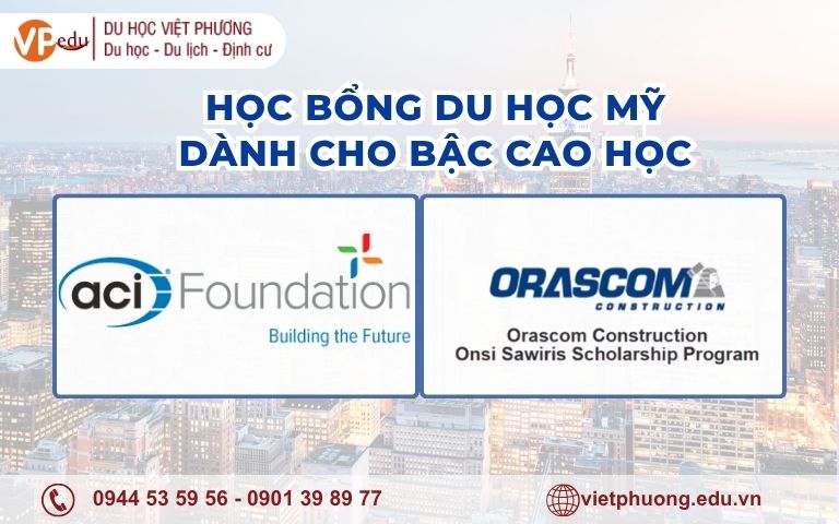 học bổng du học mỹ bậc cao học