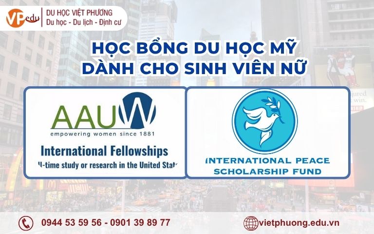 học bổng du học mỹ dành cho nữ