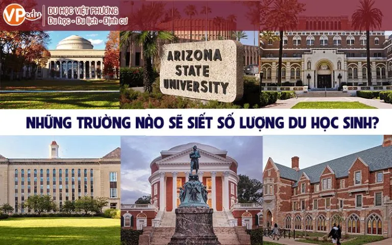 Tổng hợp trường đại học có thể giới hạn sinh viên quốc tế