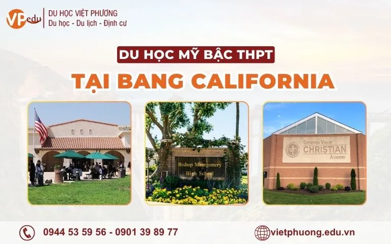 các trường cấp 3 tại california