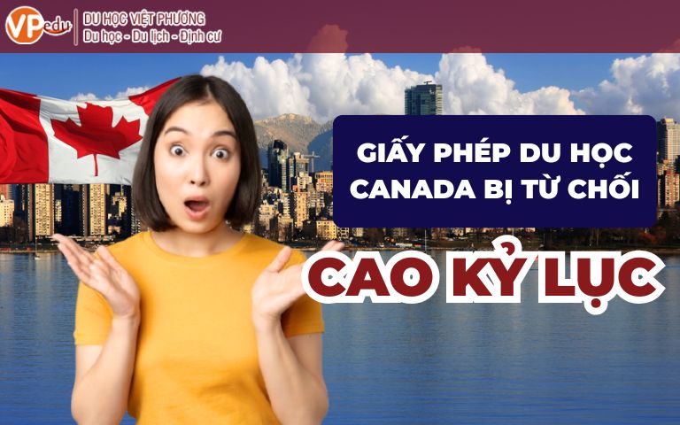 Giấy Phép Du Học Canada Bị Từ Chối Cao Kỷ Lục