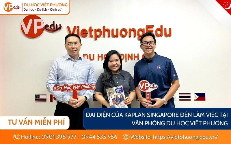 Du học Việt Phương là đại diện chính thức của Kaplan Singapore