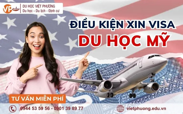 Điều Kiện Xin Visa F-1 Du Học Mỹ