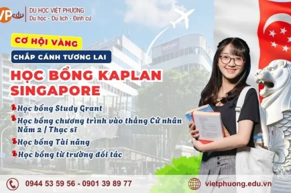 Học Bổng Kaplan Singapore 2026 – Giảm Đến 50% Học Phí