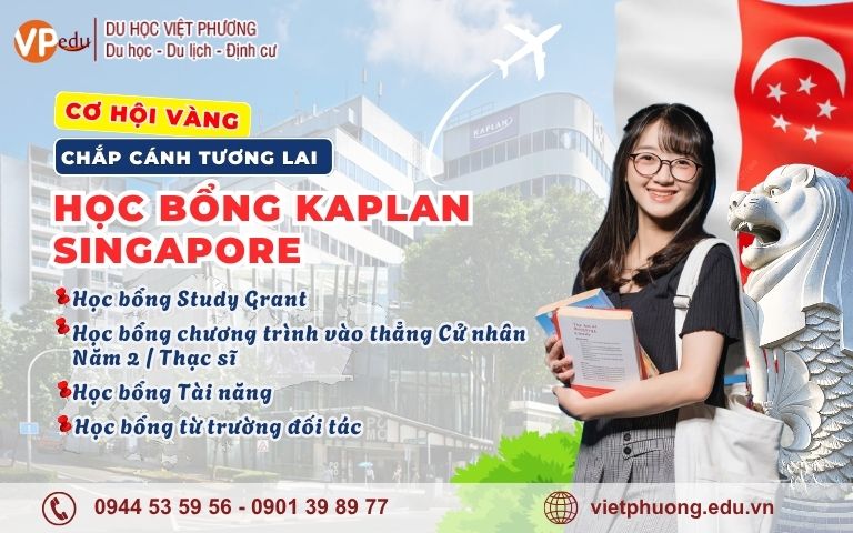 Học Bổng Kaplan Singapore 2026 – Giảm Đến 50% Học Phí