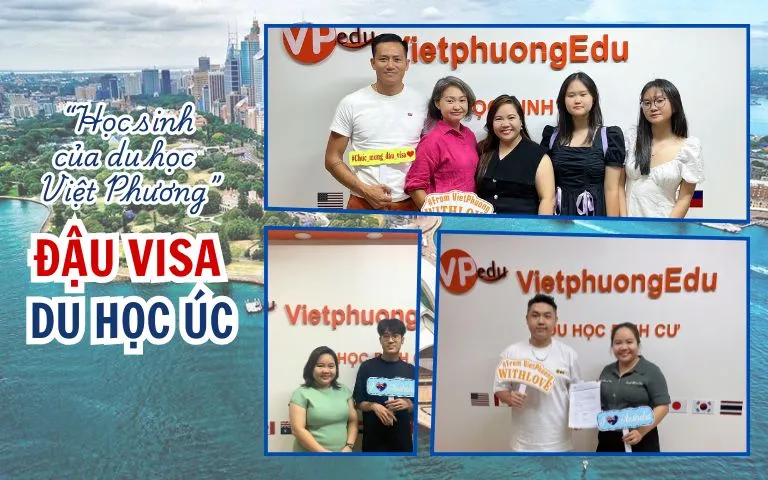 Học sinh đậu visa du học Úc