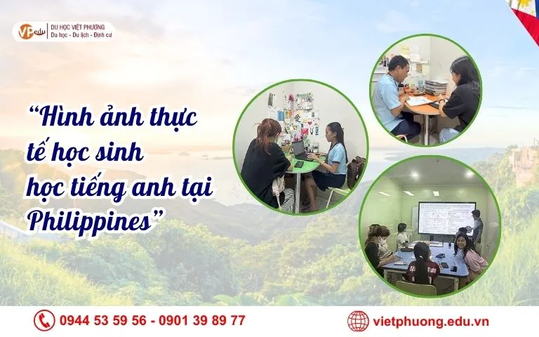 Học sinh tham gia chương trình học tiếng An h tại Philippines
