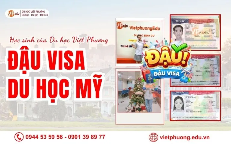 Danh sách học sinh đậu visa du học MỸ