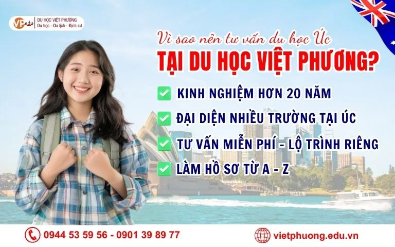 Tại sao nên chọn Du học Việt Phương cho hành trình đến Úc?