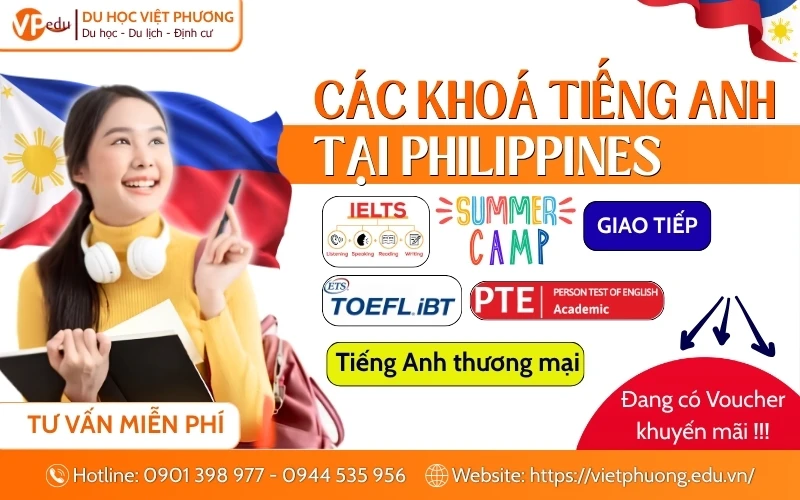 các khoá học tiếng Anh tại Philippines rất đa dạng