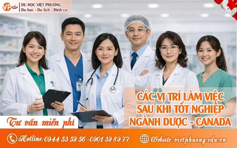 Các vị trí làm việc sau khi tốt nghiệp ngành dược tại Canada