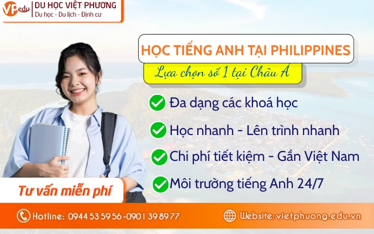 Du học tiếng Anh tại Philippines: Học nhanh từ 1 tuần đến 6 tháng