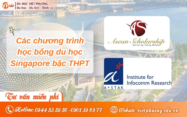 Các chương trình học bổng du học Singapore bậc THPT