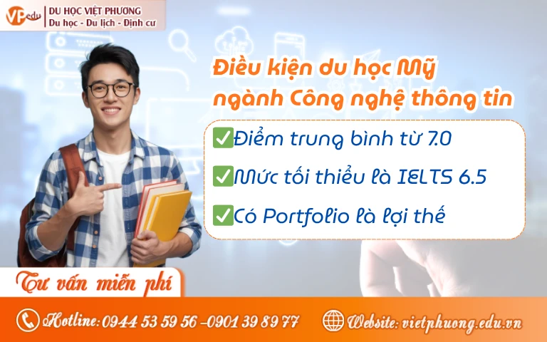 Điều kiện du học Mỹ ngành công nghệ thông tin