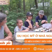 Du học Mỹ ở nhà người thân