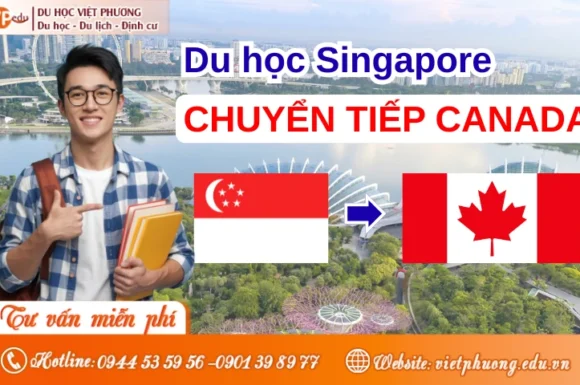 Lộ trình du học Singapore chuyển tiếp Canada 2026