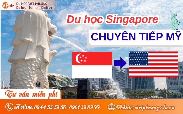 Du học Singapore chuyển tiếp Mỹ – Top 3 lợi thế!