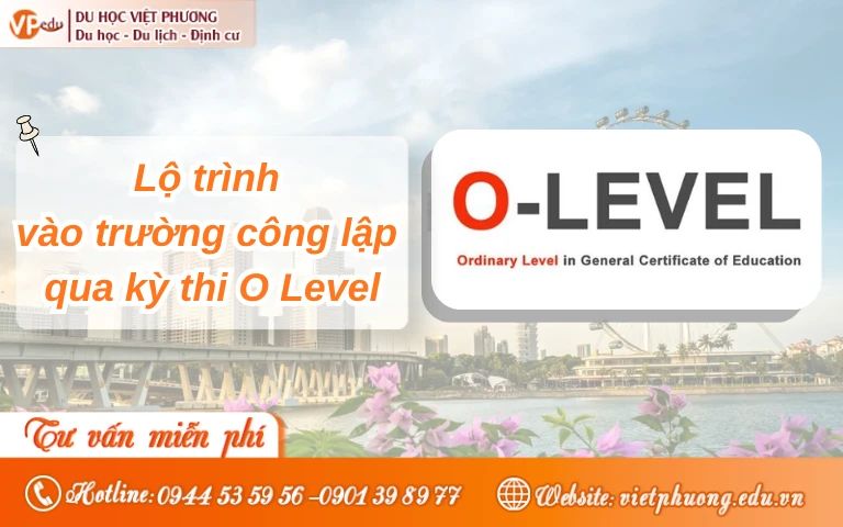 Lộ trình vào trường công lập qua kỳ thi O Level