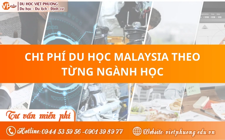 Chi phí du học Malaysia sẽ có sự chênh lệnh dựa thèo từng ngành