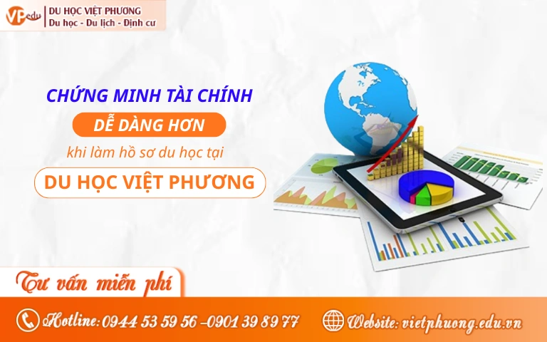 Chứng minh tài chính dễ dàng hơn khi làm hồ sơ du học tại Việt Phương