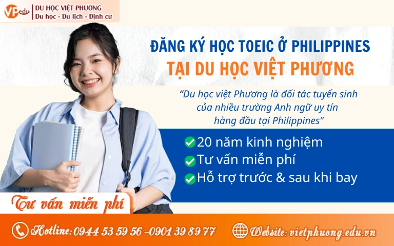 học TOEIC tại Philippines cùng Du học Việt Phương