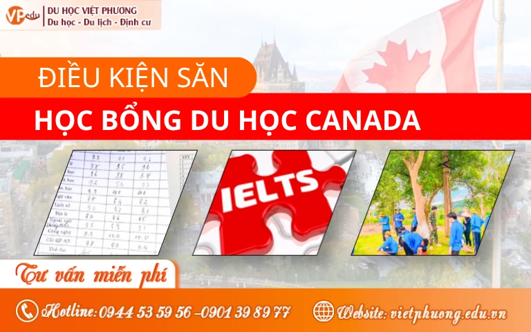 Điều kiện để xin học bổng du học Canada