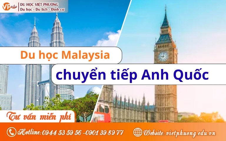 [2026] Du học Malaysia chuyển tiếp Anh Quốc: Tiết kiệm hơn 50%