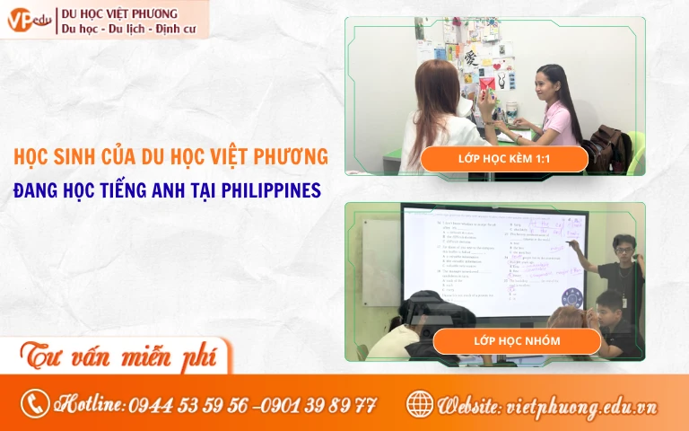 Nhận ưu đãi độc quyền khoá học IELTS tại Philippines cùng Du học Việt Phương