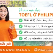Luyện thi TOEFL ở Philippines